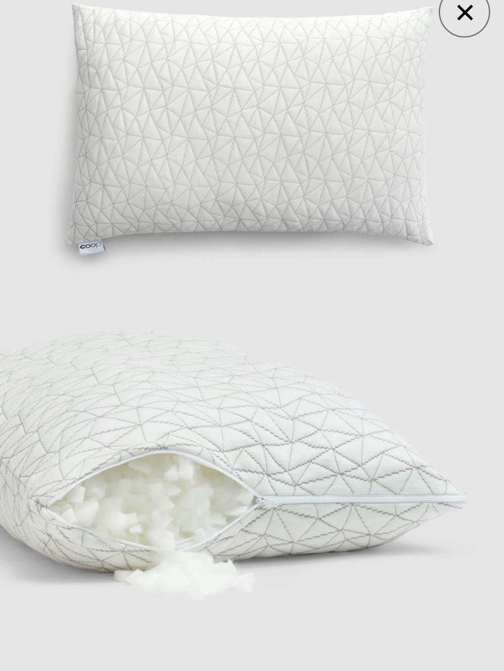 Coop Sleep Goods White Pillow Fill -
